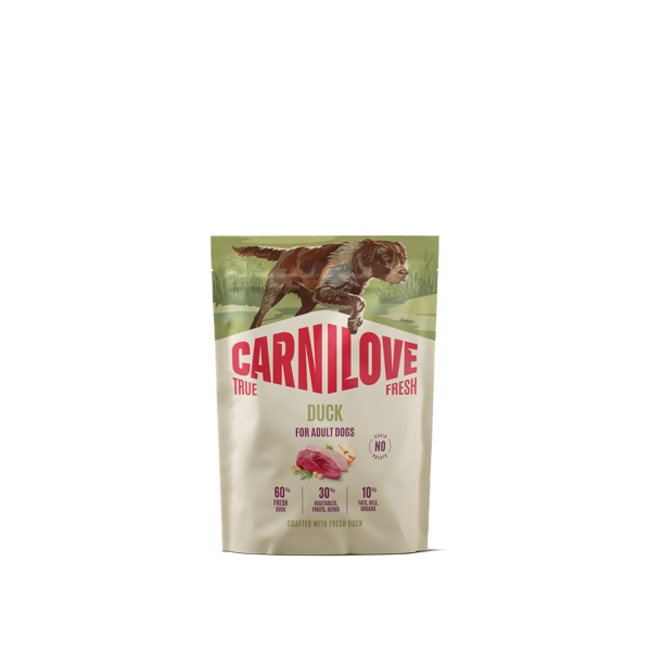 CARNILOVE True Fresh Duck Adult s.m. sausas pašaras šunims su antiena, 1.5 kg