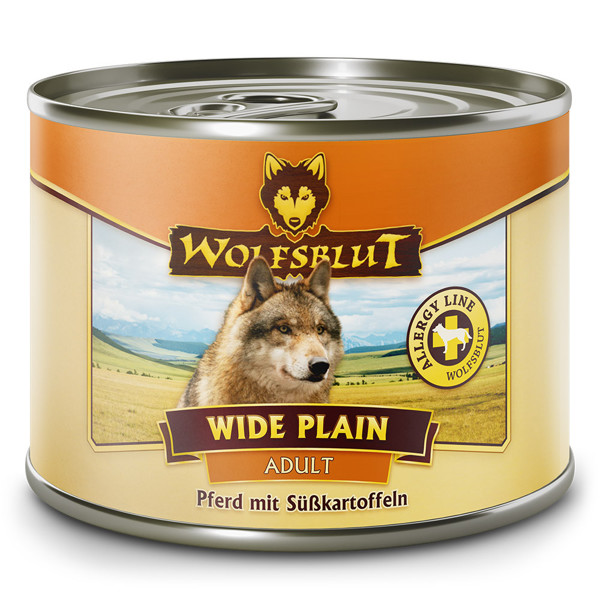 WOLFSBLUT Wide Plain konservai suaugusiems šunims su arkliena, 200 g