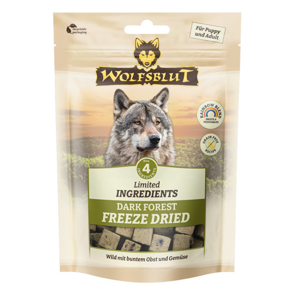 WOLFSBLUT Dark Forest su elniena liofilizuotas skanėstas, 40 g
