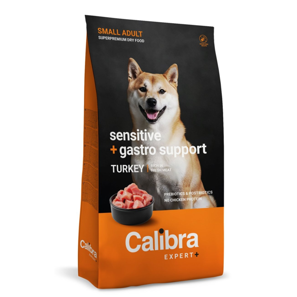 Akc. CALIBRA Dog EXPERT+ Adult Small Sens.&Gastro, 400 g