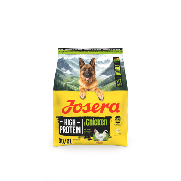 JOSERA High Protein Chicken sausas pašaras šunims su paukštiena, 900 g