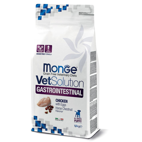 MONGE VetSolution Gastrointestinal sausas maistas šuniukams, 1,5 kg
