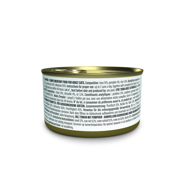 SCHESIR Complements Tuna with pumpkin sriuba katėms su tunu ir moliūgu, 70g 