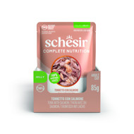 SCHESIR Complete Nutrition Tuna with salmon skanėstas katėms su tunu ir lašiša, 85g