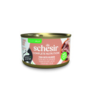 SCHESIR Complete Nutrition Tuna with salmon konservai katėms su tunu ir lašiša, 85g
