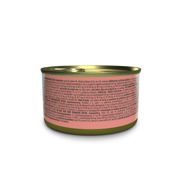 SCHESIR Complete Nutrition Tuna with salmon konservai katėms su tunu ir lašiša, 85g