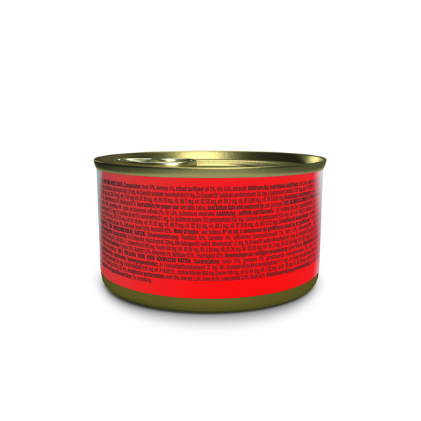 SCHESIR Complete Nutrition Tuna with shrimps konservai katėms su tunu ir krevetėmis, 85g
