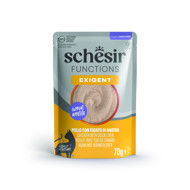 SCHESIR Functions Exigent Chicken with Duck Liver skanėstas su višt. ir anties kepenėlemis, 70g