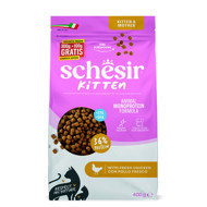 SCHESIR Kitten Monoprotein Formula chicken sausas maistas su višiena, 300g+100g