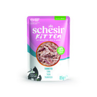 SCHESIR Kitten Wet Cat Tuna skanėstas kačiukams su tunu,  85g