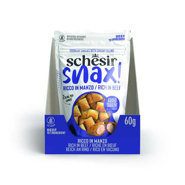 SCHESIR Snax! Beef skanėstas su jautiena,  60g