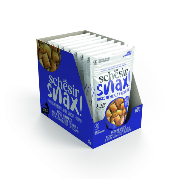 SCHESIR Snax! Beef skanėstas su jautiena,  60g
