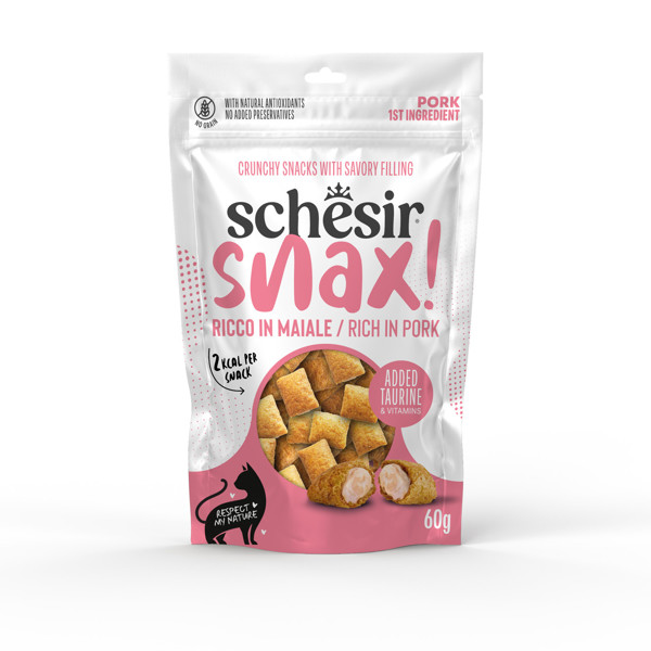 SCHESIR Snax! Pork skanėstas su kiauliena, 60g