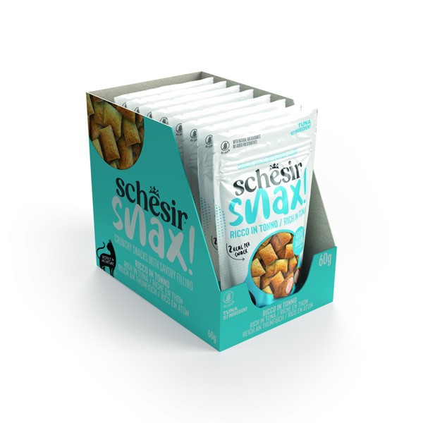 SCHESIR Snax! Tuna skanėstas su tunu, 60g