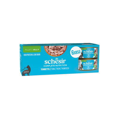 SCHESIR Complete Nutrition Tuna koservas  katėmsu tunu, 6x85g