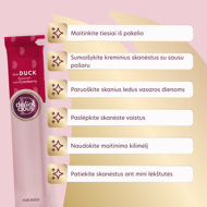 DELICKCIOUS kreminiai skanėstai su antiena ir spanguolėmis suaugusiems šunims (4x15 g), 60 g paveikslėlis
