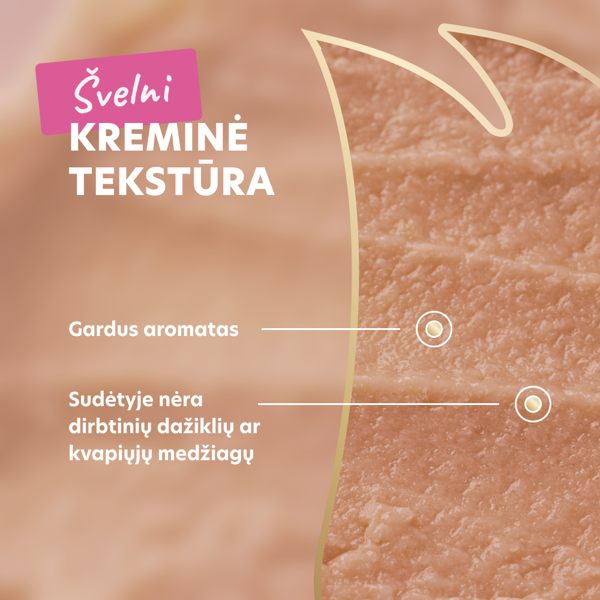 DELICKCIOUS kreminiai skanėstai su jautiena, sūriu ir smidrais suaugusiems šunims (4x15 g), 60 g