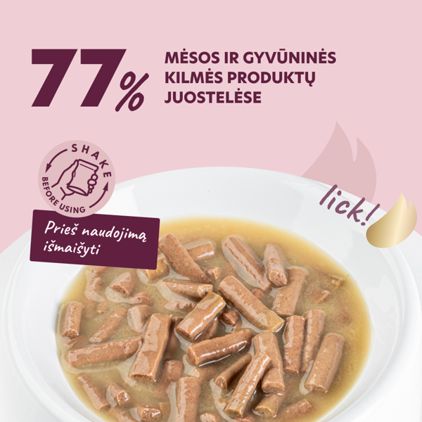  DELICKCIOUS konservuotas pašaras su kalakutiena ir sūriu suaugusiems šunims, 85 g
