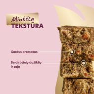 DELICKCIOUS ore džiovinti skanėstai su kalakutiena, morkomis ir obuoliais suaugusiems šunims, 80 g