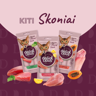 DELICKCIOUS kreminiai skanėstai su sardinėmis ir moliūgais suaugusioms katėms (4x15 g), 60 g