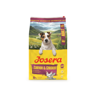 Josera Mini Salmon+Chicken sausas maistas mažų veislių šunims su lašiša ir vištiena, 10 kg