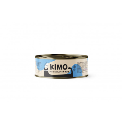 KIMO konservuotas pašaras katėms su tunu ir žuvų mailiumi, 70 g