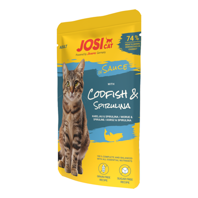 JOSICAT rich in Codfish skanėstas su menke katėms, 85g