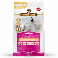 WOLFSBLUT VetLine Hypoallergenic dietinis sausas pašaras su hidrolizuota vištiena šunims, 2kg