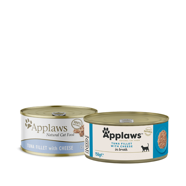 APPLAWS Cat Tin Tuna Fillet with Cheese konservai katėms su tunu ir sūriu, 156g