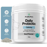 PROBIOPETS Calming Aid  probiotikai šunims, emocinei savijautai ir nusiraminimui, 100 g