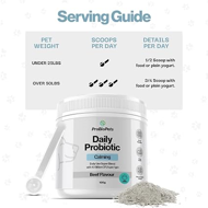PROBIOPETS Calming Aid  probiotikai šunims, emocinei savijautai ir nusiraminimui, 100 g