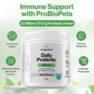 PROBIOPETS Immune probiotikis imunitetui šunims, 100 g