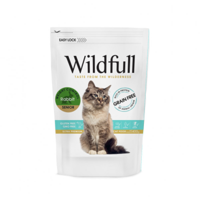 WILDFULL Rabbit Senior sausas pašaras su triušiena katėms, 400 g