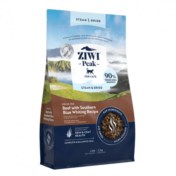 ZIWI PEAK garuose troškinta ir džiovinta jautiena katėms, 2,2 kg