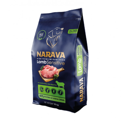 NARAVA High Premium sausas pašaras su aviena suaugusiems šunims, 2 kg