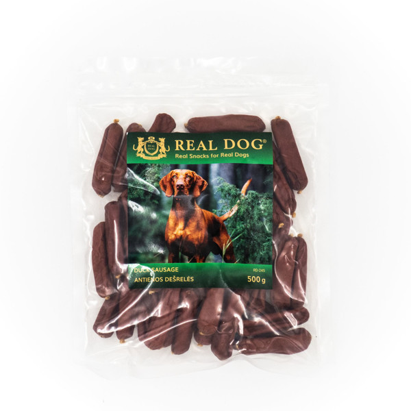 REAL DOG SNACKS antienos dešrelės, 500 g