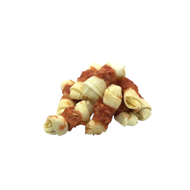 REAL DOG SNACKS kaulas su mazgais, apsuktas triušiena, 500 g