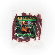 REAL DOG SNACKS Minkštos antienos juostelės, 500 g 