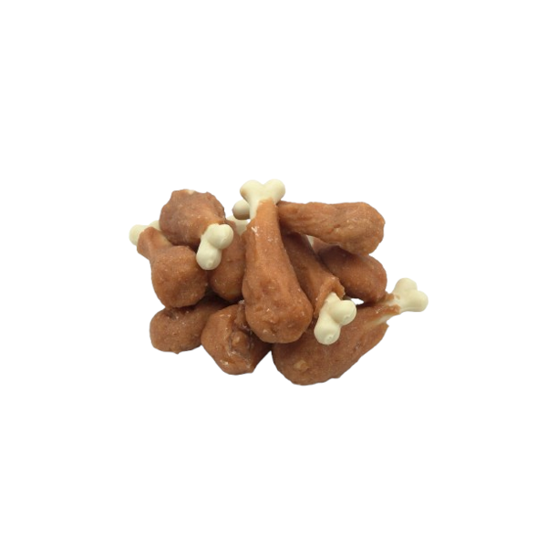 REAL DOG SNACKS vištienos kulšelė ant kalcio kauliuko, 500 g