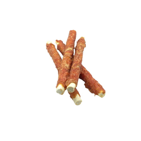 REAL DOG SNACKS žaliaminės odos ritinys su triušiena, 500 g 