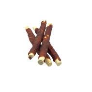REAL DOG SNACKS žaliaminės odos ritinys su ėriena, 25 cm, 500 g