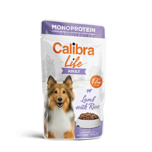 CALIBRA Life adult Lamb konservai su ėriena suaugusiems šunims, 150 g