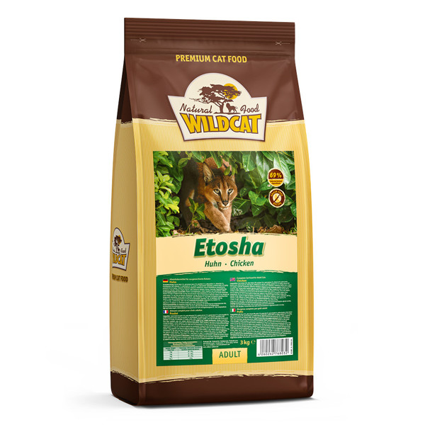 WILDCAT Etosha Chicken & Potato sausas pašaras suaugusioms katėms su vištiena ir bulvėmis, 3 kg