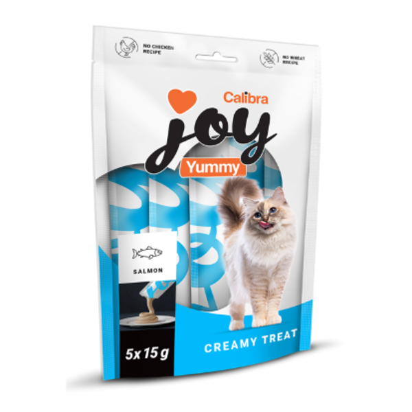 Akc. Calibra Joy Cat Yummy Salmon Treat 5 x 15 g