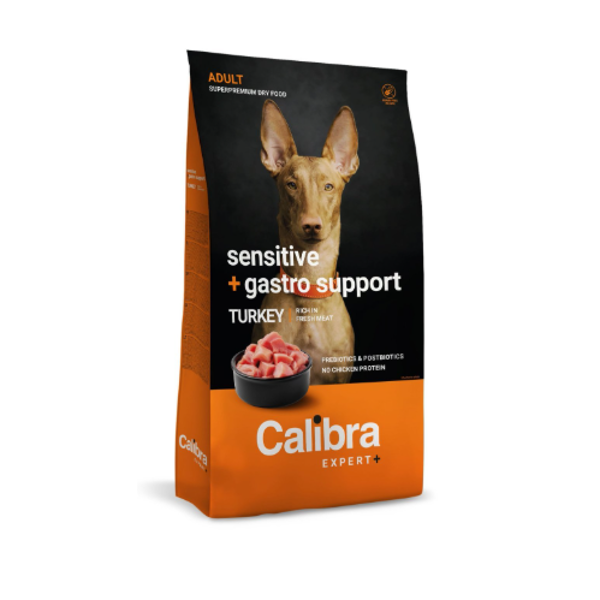 Akc. Calibra Dog EXPERT+ Adult Sensitive&Gastro supp. 12kg